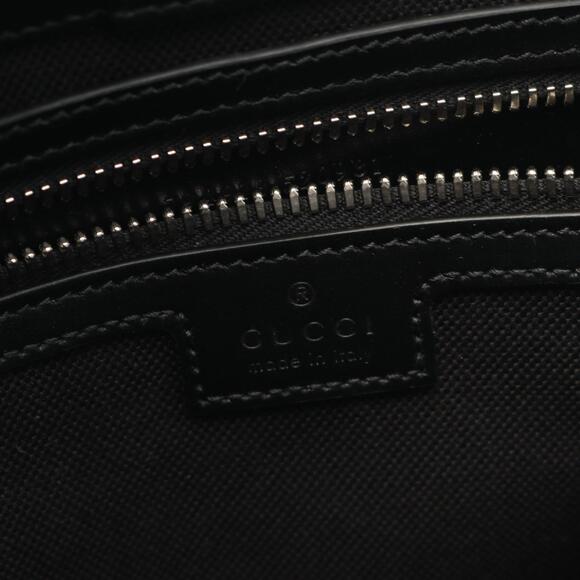 Gucci GG Supreme Tote Bag Canvas Leather Black - Picture 3 of 4